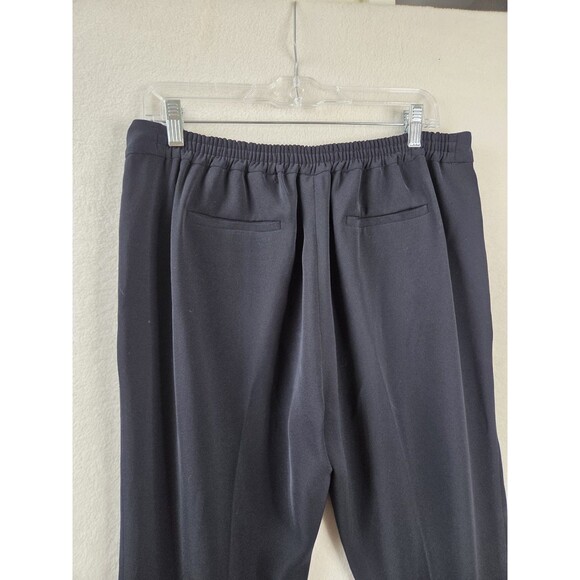 Vince Women's Tapered Pull On Trouser Pants in Dark Tide (Navy) Size 12 Pockets - Picture 12 of 15